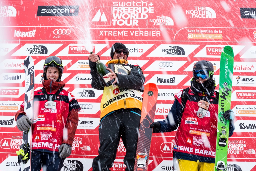 Swatch Freeride World Tour by The North Face 2015: The best riders on the best mountains in the ultimate freeride competition. In 2015, the Swatch Freeride World Tour goes into its 8th season and consists of six (5) stops in Chamonix-Mont-Blanc (France), Fieberbrunn Kitzbüheler Alpen (Austria), Vallnord Arcalis (Andorra), Haines Alaska (USA) and the final in Verbier (Switzerland). www.freerideworldtour.com